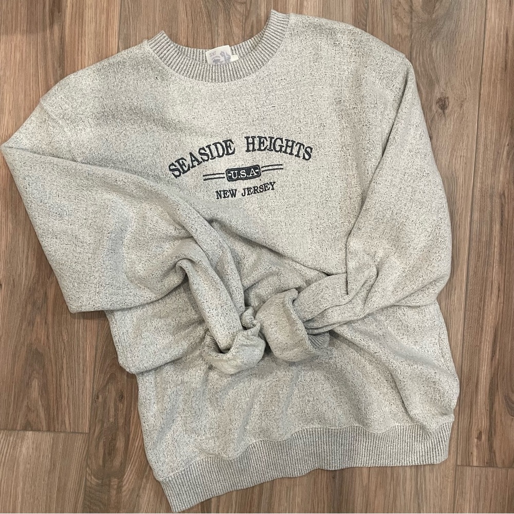 Oversized cozy Seaside Heights sweatshirt